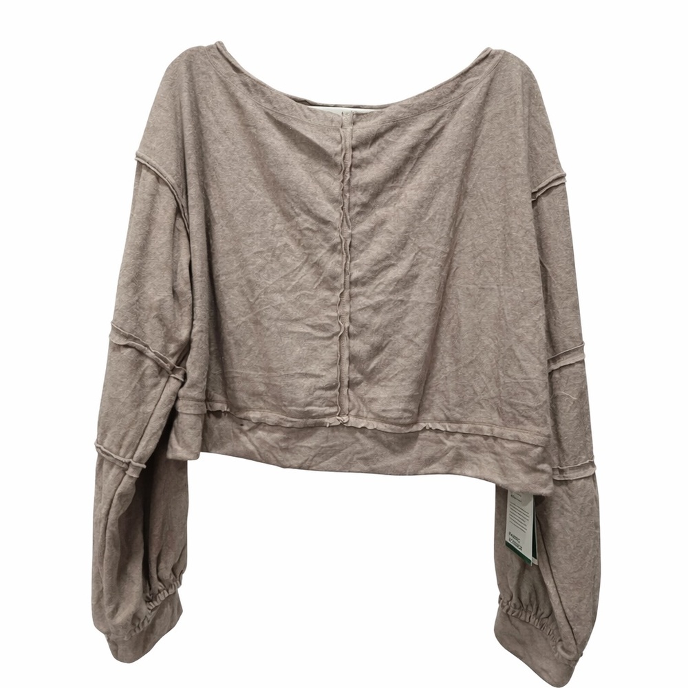 HALARA Casual Taupe Crop Top
